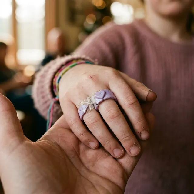 A Kid at the Grocery Store Gave My Daughter a Plastic Ring. She's Been Wearing It for 3 Years. The Reason She Won't Take It Off Made My Husband Pull the Car Over.