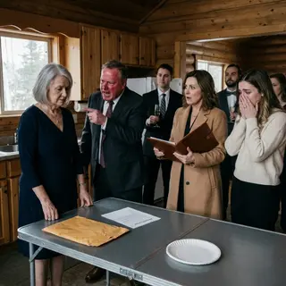 He Put His Widowed Sister by the Kitchen at His Luxury Lodge Opening, Never Knowing She Held the Paper That Could Stop Everything