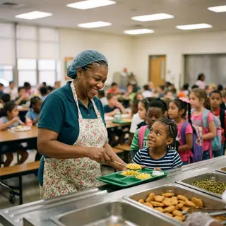 The Lunch Lady Who Fed 200 Kids for Free Never Told Anyone. Until a 10-Year-Old Wrote Her a Letter That Got Read at the School Board Meeting.