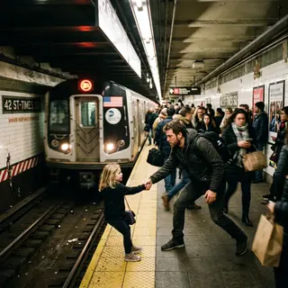 A Homeless Man Saved My Daughter's Life on the Subway. He Disappeared Before I Could Thank Him. It Took Me 3 Years to Find Him. What I Found Broke Me.
