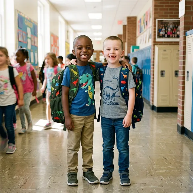 Two Boys Got Matching Haircuts So Their Teacher Couldn't Tell Them Apart. One Was White. One Was Black. They Were 5. They Saw No Difference.