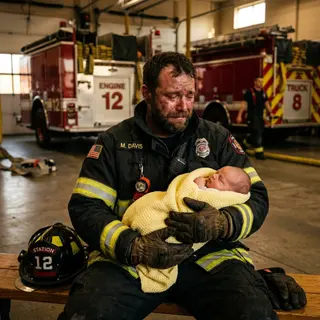 A Firefighter Found a Baby in a Safe Haven Box. He Adopted Her. Now She Calls Him Daddy. He Was Told He'd Never Be a Father.
