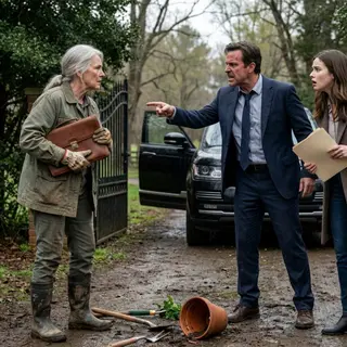 The Mother They Treated Like a Gardener Owned the Estate They Wanted to Sell