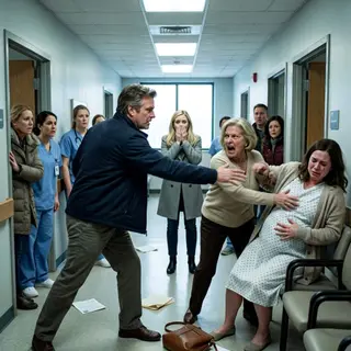 "Get your hands off her!" I roared as my mother-in-law slapped my pregnant secretary across the face in the middle of the maternity ward. "That baby should've been my daughter's!" she screamed, while my wife stood frozen, tears streaming down her face. Everyone thought they knew the truth—that I had betrayed my marriage. But none of them knew why the woman carrying my child was never supposed to become my mistress... or the devastating secret my wife had hidden for years.