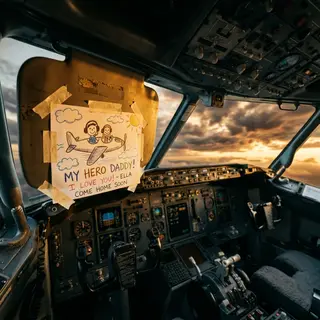 A Pilot Made an Announcement Mid-Flight That Made the Entire Plane Cry. He Said 5 Words. Every Passenger Understood Why He Was Flying Today.