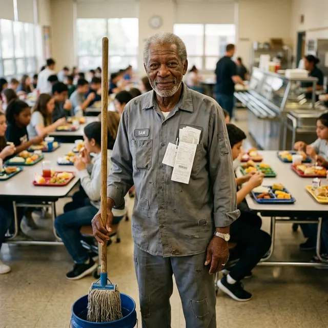 The School Janitor Had Been Secretly Paying Off Students' Lunch Debts for 7 Years. He Made $14 an Hour. Nobody Knew Until He Collapsed in the Cafeteria.