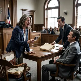 My husband laughed in my face ten minutes into our divorce hearing.