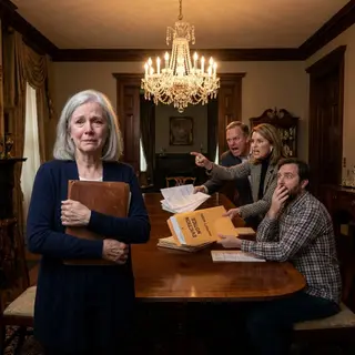 The Quiet Woman They Ignored Owned the Secret That Saved Their Family Mansion