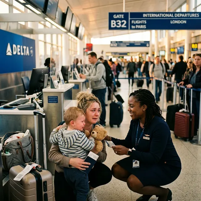 A Mother Pulled Her Daughter Away From a Black Woman at the Airport. 2 Hours Later, That Woman Was the Only Person Who Could Help Her.