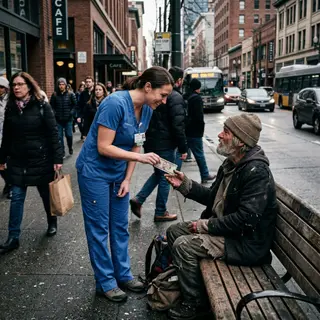 A Billionaire Dressed as a Homeless Man and Asked 100 People for Help. Only One Person Stopped. She Was Poorer Than Anyone Else on the Street.