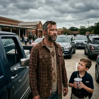A Rich Kid Poured Soda on a Poor Kid's Dad at the School Pickup. The Dad Just Wiped His Face. One Week Later, the Rich Kid's Father Got the Call That Changed His Life.