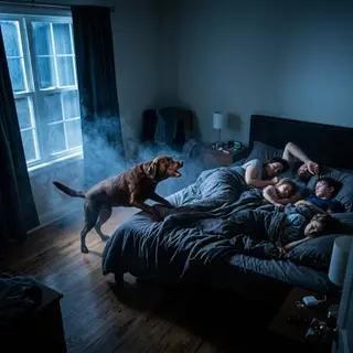 He Saved a Stray Dog From Being Hit by a Car. 3 Months Later, That Dog Woke Him Up at 2 AM. It Saved His Entire Family.
