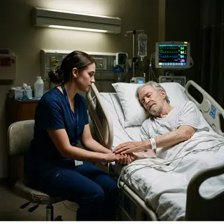 A Nurse Held a Dying Stranger's Hand for 7 Hours Because Nobody Came. 3 Years Later, a Letter Arrived at the Hospital. With a $2 Million Check.