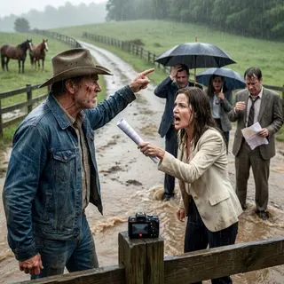 THEY REROUTED STORMWATER ONTO MY FARM—SO I SENT THEIR NIGHTMARE BACK UPHILL.