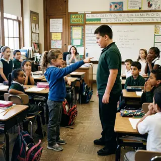 A 9-Year-Old Stood Up in the Middle of Class and Said 4 Words to the Bully. The Teacher Froze. The Principal Cried. The Video Has 200 Million Views.