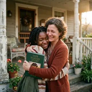She Was Adopted at 14 From Foster Care. Nobody Wanted Her. She Was 'Too Old.' Her New Mom Said: 'You're Not Too Old. You're Right on Time.' 11 Years Later, She Wrote Her a Book.