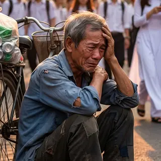 An Old Recycler Cried Outside a University Gate Every Year on the Same Day
