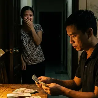 A Wife Caught Her Husband Hiding Money Every Night — The Truth Made Her Collapse