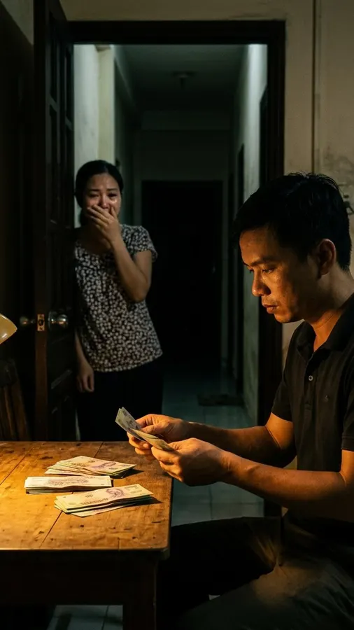 A Wife Caught Her Husband Hiding Money Every Night — The Truth Made Her Collapse