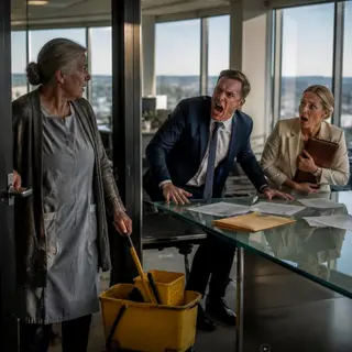 For Eleven Years I Cleaned My Son's Office While He Called Me "The Sad Old Cleaning Lady" — He Had No Idea I Owned the Building
