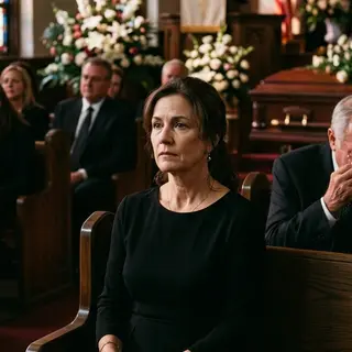 She Refused to Cry at His Funeral. Everyone Judged Her. Nobody Knew the Truth.