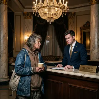 A Hotel Receptionist Refused a Room to a Woman in Old Clothes. She Owned the Hotel.