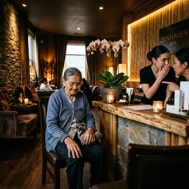 Spa Staff Whispered About the Elderly Woman in Old Clothes. She Left a $5,000 Tip.
