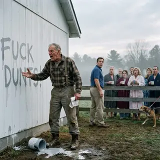 They Painted My Grandfather’s Barn White Without Permission—Then My 40-Year-Old County Record Proved Their Entire Neighborhood Was Built on My Land
