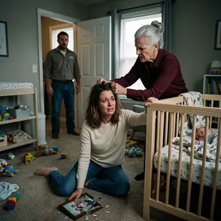 A Cruel Mother-in-Law Dragged Her Daughter-in-Law by the Hair Beside the Baby’s Crib — But What Happened Next Changed Everything