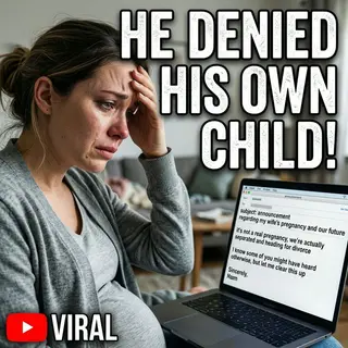 His Pregnant Wife Found Out He Was Telling Everyone They Were Getting Divorced.