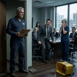The Janitor They Treated Like Nobody Was Actually the One Who Saved the Hospital’s Future
