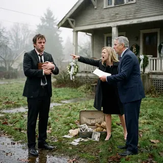 The moment my parents were buried, my sister smiled and whispered, “Everything is finally mine.” Minutes later, she threw my suitcase onto the front lawn and said, “Get out. You don’t belong here anymore.” I picked up my bag without saying a word. Then the family lawyer cleared his throat and asked, “Mrs. Carter… are you absolutely certain you understood the entire will?” The color drained from her face before he even read the next sentence.