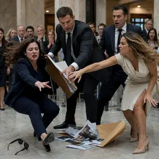 At the Courthouse, His Mistress Lunged at the Wife—Then Her Lawyer Brother Opened a Sealed File That Turned the Divorce Into a Criminal Trap