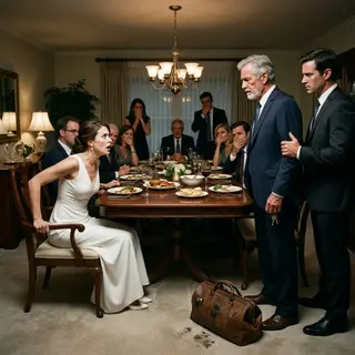 I arrived at my son's engagement party wearing my best suit, but his future wife looked at me and laughed, "They invited the repairman too?" Everyone smiled, thinking I was just an old worker. I was about to leave when my son grabbed my hand and whispered, "Dad, trust me. Tonight, they will learn who you really are." Two hours later, the bride was screaming.