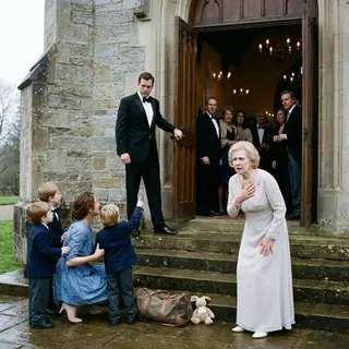 # I Took My 4-Year-Old Triplets to My Wealthy Ex-Husband’s Wedding—The Moment His Family Saw Their Faces, the Entire Estate Fell Silent
