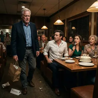 "‘Sorry, Dad... I can't make dinner tonight,’ my son said. Thirty minutes later, I found him laughing inside the very restaurant I'd invited him to—with his wife and her mother celebrating instead of me. He thought turning seventy had made me weak. He had no idea the quiet old man walking toward his table was about to destroy every plan he'd built around my inheritance."