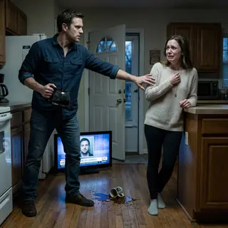 “I love you. No matter what happens, promise you’ll never stop believing in me,” he whispered, kissing my forehead as if I were his whole world. I believed every word—until the TV suddenly flashed a breaking news alert. My heart stopped. The international fugitive on the screen had the exact same face as the man standing in my kitchen. He smiled... then slowly turned toward me. “You saw that, didn’t you?”