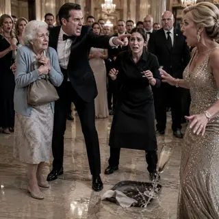 The Waitress Defended an Elderly Woman at a Luxury Gala—Then the Billionaire Revealed, “That’s My Mother.”