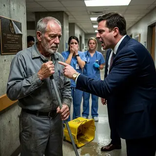 The Janitor They Fired Had Secretly Given the Hospital $40 Million — What He Asked For Next Left the Whole Board in Tears