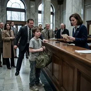 THE BOY WHO WALKED INTO THE BANK