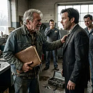 The Old Mechanic Everyone Ignored Was Secretly the Man Who Built the Company