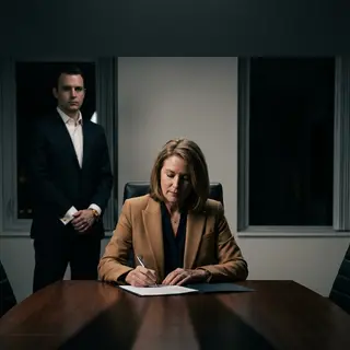 The Woman Douglas Hargrove Sent to Clean the Conference Room That Morning Had Already Signed the Documents That Ended His Partnership…