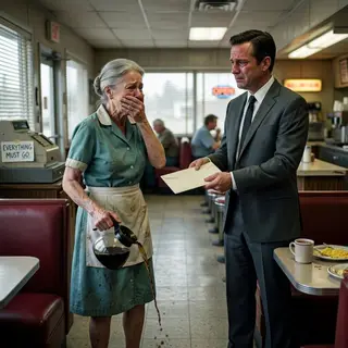She Fed a Hungry Boy for Free 214 Times and Told No One — 36 Years Later He Walked Back Into Her Diner With an Envelope