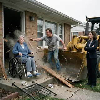 The HOA Bulldozed My Sister’s Wheelchair Ramp at Dawn—Then Learned the Woman They Humiliated Controlled Their Entire State Grant