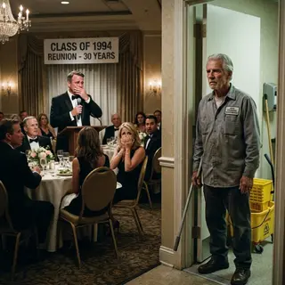 The Janitor Who Fed a Hungry Boy in Secret for Three Years — and the Reunion Speech That Left an Entire Ballroom in Tears