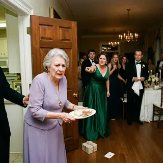 They Seated Grandma by the Mop Sink at a $90,000 Wedding — Then a Stranger's Toast and a 22-Year-Old Gift Changed Everything