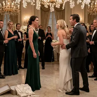My husband walked into my family’s charity gala with his mistress on his arm, then warned me not to make a scene while four hundred guests watched him erase me. He believed my silence meant I would quietly accept the humiliation, but before the night was over, I had already decided how his confidence would destroy him. And the woman wearing white beside him had no idea the most dangerous secret was not the affair.
