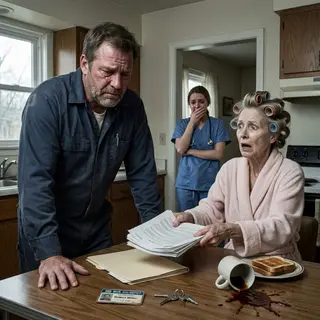For forty years, I watched my mother tear my father apart with the same cruel words: “You are useless. You never gave me the life I deserved.” He always stayed silent. But on the second morning after his retirement, while she was mocking him again at breakfast, Dad calmly placed a folder on the table and said, “You’re right. So today, I’m giving you the life you chose without me.” Then my mother opened it—and went completely pale.