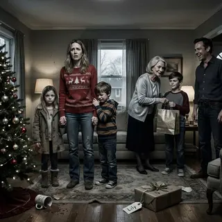 On New Year’s Eve, mom gave presents to every grandchild except mine,