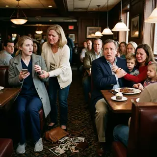 Last night at restaurant I saw my father with another family... A woman held his hand 2 kids calling him dad. I called my mother But she just smiled and said don’t react... You just saw half truth...